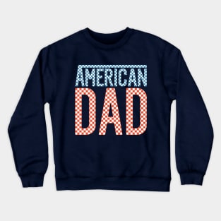 American Dad Checkered Font Crewneck Sweatshirt